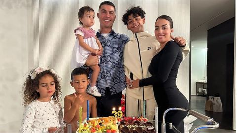 Cristiano Ronaldo shows off 39th birthday cake: Son almost as tall as Al-Nassr forward