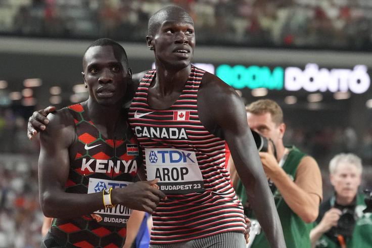 Canada’s Marco Arop puts Emmanuel Wanyonyi on notice as he eyes David Rudisha’s world record