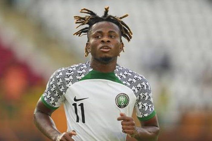 Super Eagles of Nigeria forward Samuel Chukwueze