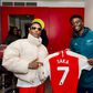 Bukayo Saka and Wizkid: Arsenal star thanks Nigerian afro beats star with jersey