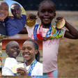 Three-time Olympic champion Faith Kipyegon with her husband Timothy Kitum and daughter Alyn.