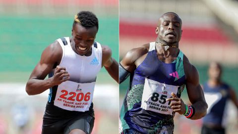 Omanyala hails brother following in his 100m footsteps after making Team Kenya debut