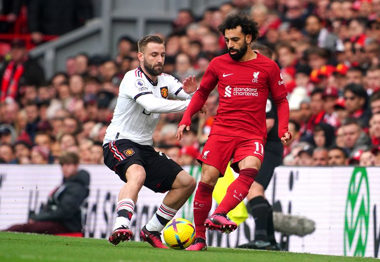 Mohamed Salah in action