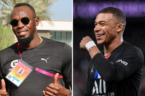 'The girls run faster than 10.9' - Usain Bolt responds, laughs at comparison with Kylian Mbappe