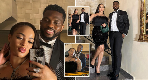 ‘Couple Goals’ - Joseph and Adaeze Yobo steal spotlight with glamorous style at Silverbird Man of The Year Awards