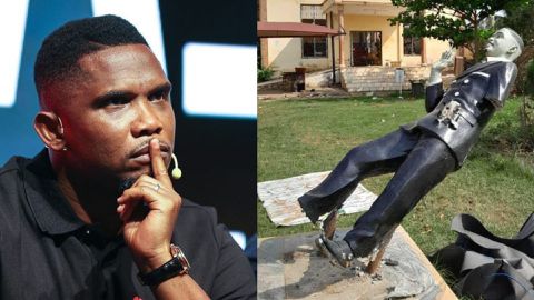 Icon under siege? The dual theories behind toppling of Samuel Eto'o's statue in Cameroon