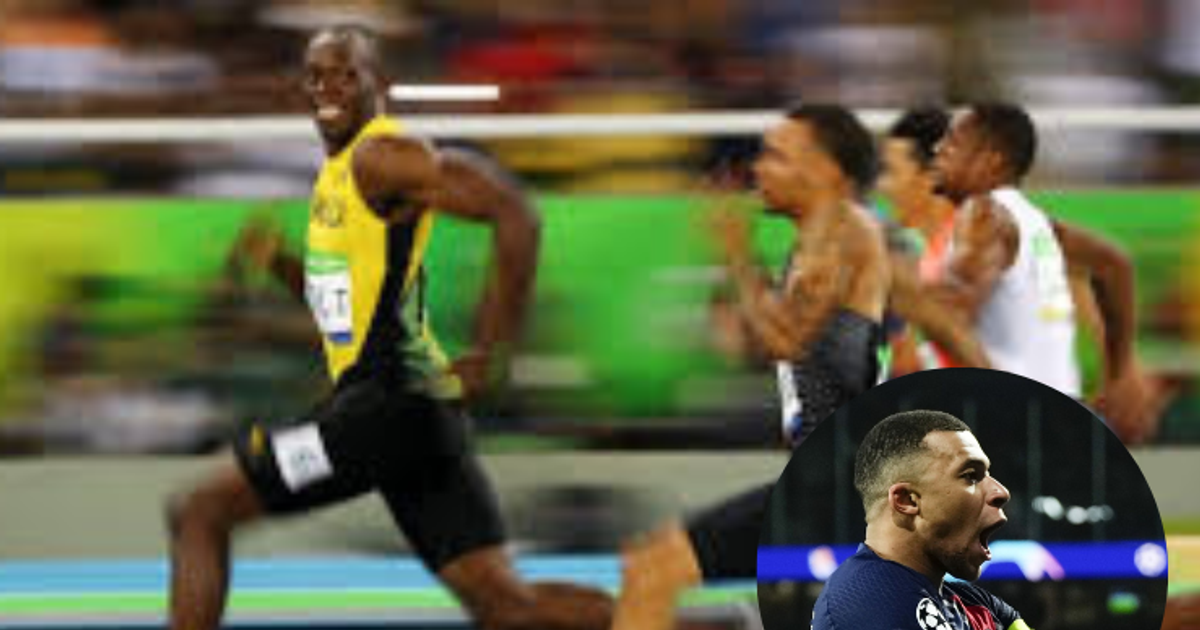 UK-based sports firm dares compare Kylian Mbappe's 100m speed to Usain ...