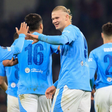 Manchester City players celebrate goals against Copenhagen || Image credit: Imago