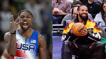 Noah Lyles on how rapper Drake shocked him following his 'world champion of what?' jibe at NBA players