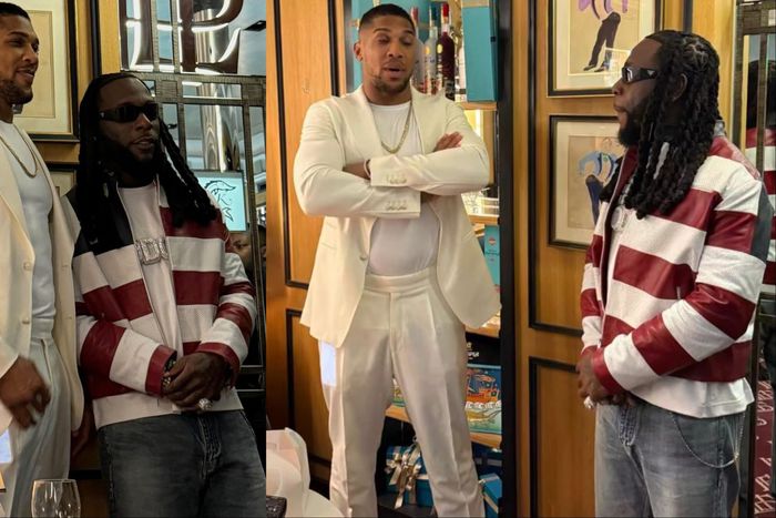 In a Paris exclusive event, Nigerian boxer Anthony Joshua teams up with African giant Burna Boy in Paris.