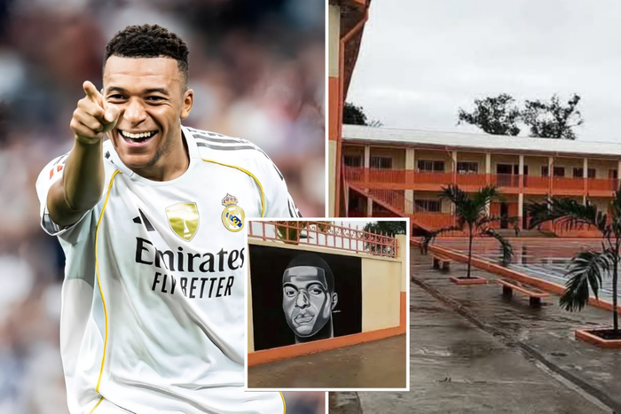 Real Madrid star Kylian Mbappé completes renovation of school in his father's village of Cameroon