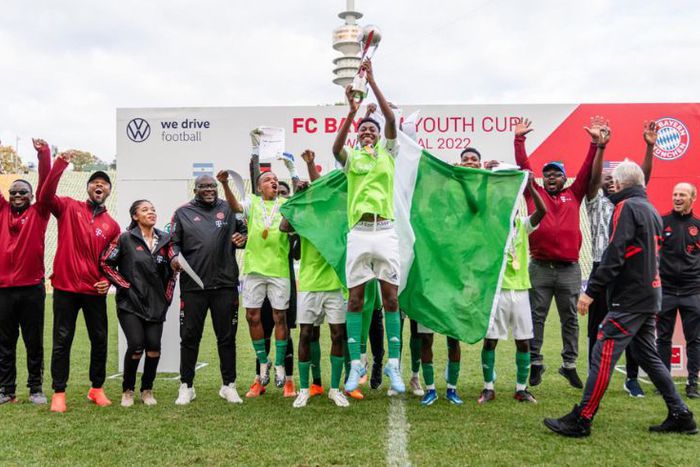Youth Cup Nigeria: Sponsored by Bayern Munich.