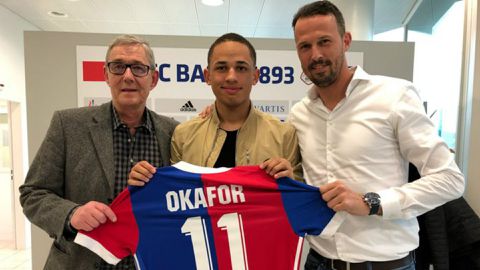 Arsenal target Noah Okafor signed his first professional contract with Basel in 2018
