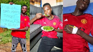 Comedian hospitalised after honouring bet in Manchester United’s loss to Chelsea