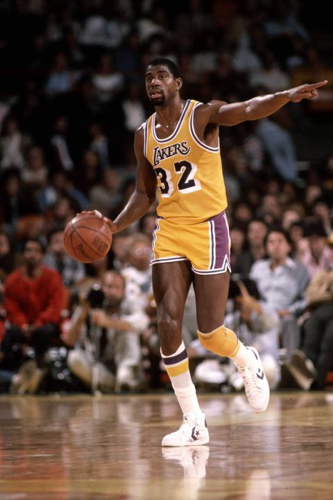 Magic Johnson led the Lakers to nine NBA finals.