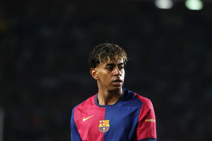 Barcelona winger Lamine Yamal
