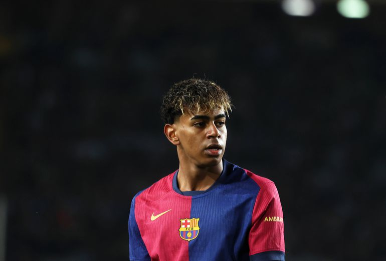 Barcelona winger Lamine Yamal