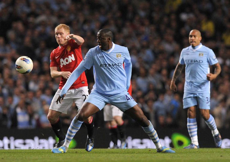 Manchester United vs Manchester City.