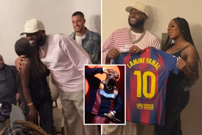Davido's heartwarming meet-Up with Lamine Yamal’s mother goes viral