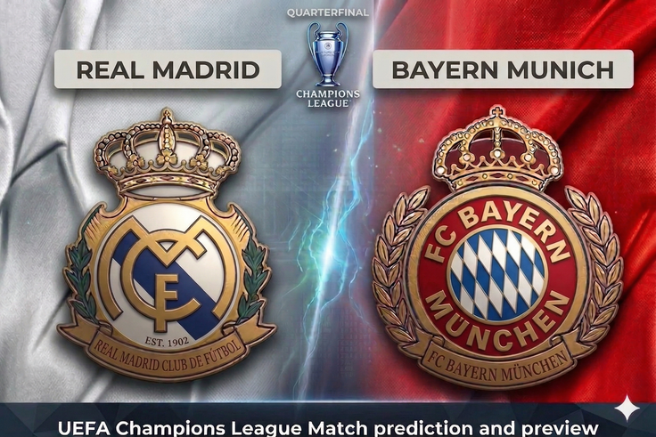 Real Madrid vs Bayern Munich Prediction and Betting Tips: European Royalty Meets Bavarian Sweeper In UCL Quarterfinal Clash