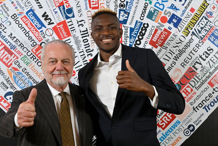 Manchester United transfer blow as Napoli president makes stance on Osimhen's future