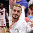 Atletico Madrid stars Koke and Antoine Griezmann were in attendance for the Heat’s victory against the Knicks.