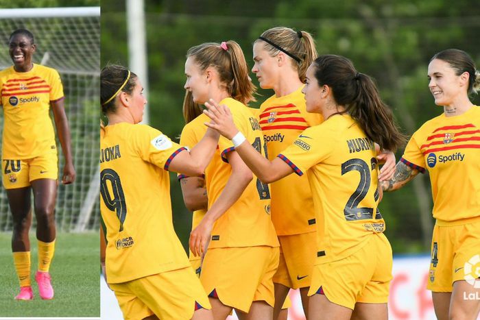 Oshoala scored her 21st league goal of the season for Barcelona in the 5-2 win away against Real Sociedad.