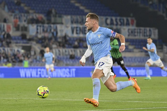 Ciro Immobile in action for Lazio