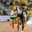 Faith Kipyegon at the 2023 Doha Diamond League.