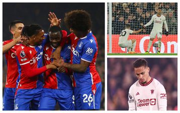 Man United suffers heavy defeat as Crystal Palace hammer Red Devils at Selhurst Park