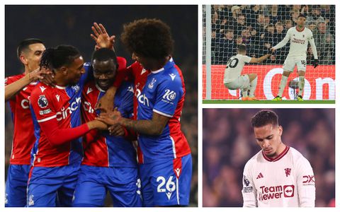 Man United suffers heavy defeat as Crystal Palace hammer Red Devils at Selhurst Park