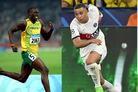 PSG star Kylian Mbappe accepts sprint challenge from Usain Bolt