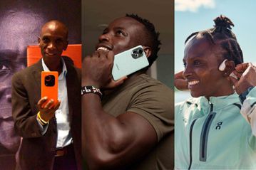 Three Kenyan athletes who recently signed lucrative endorsement deals