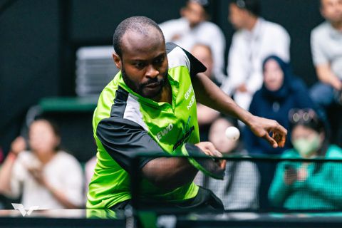 Nigeria's Aruna continue with his impressive run at Saudi Smash