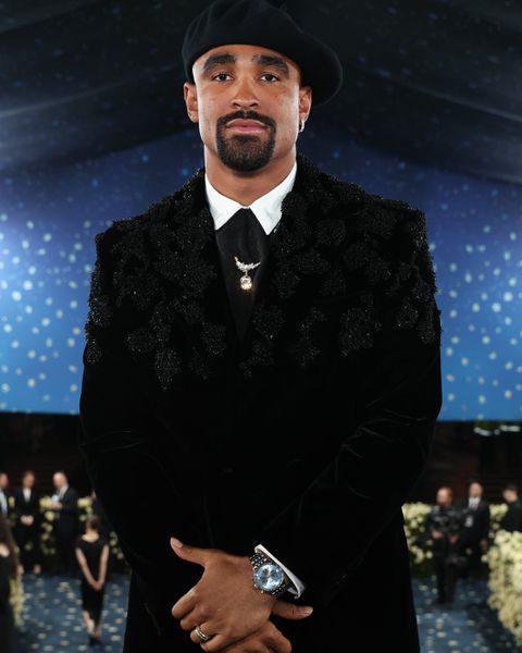 Eagles QB and Super Bowl champion Jalen Green at the 2025 Met Gala