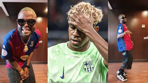 Skales thanks God after Barcelona’s Heartbreaking 4-3 loss to Inter Milan