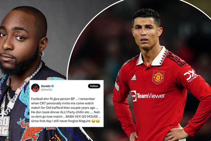 Davido reveals the ONE thing that stopped him from meeting Cristiano Ronaldo in the flesh