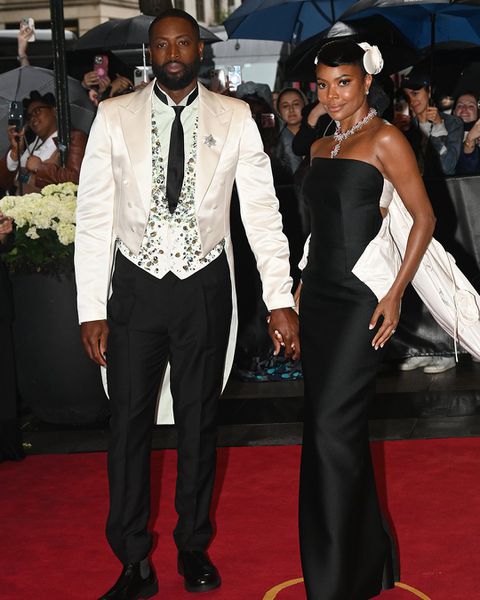 Dwyane Wade and Gabrielle Union at the Met Gala 2025