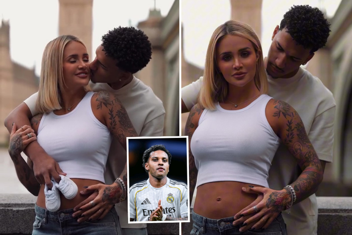 Bruna Rotta, 28, reveals she’s pregnant for 20-year-old Brazilian footballer months after split from Real Madrid star