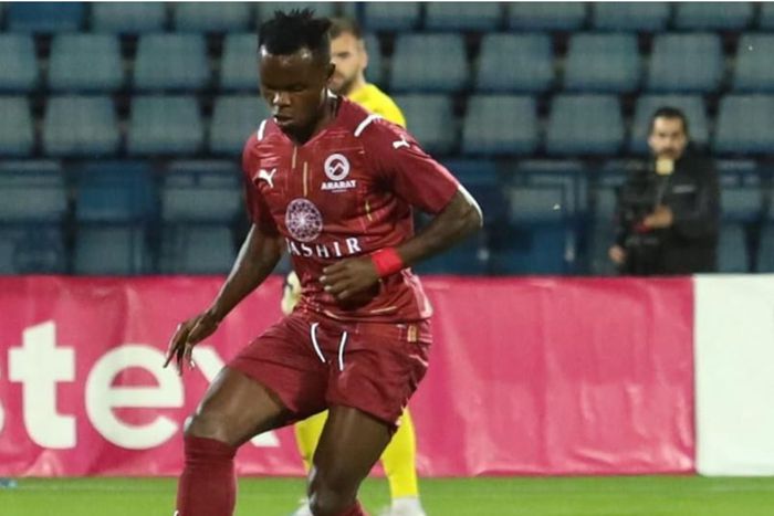 Amos Nondi during a past match for Arata-Armenia.