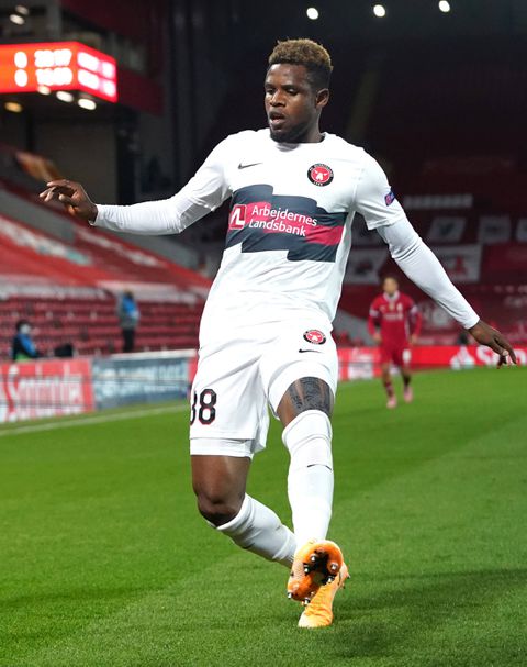 Frank Onyeka played in Denmark for Midtjylland