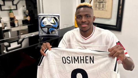 Napoli hero Osimhen honoured by FIFA with gifts after historic season
