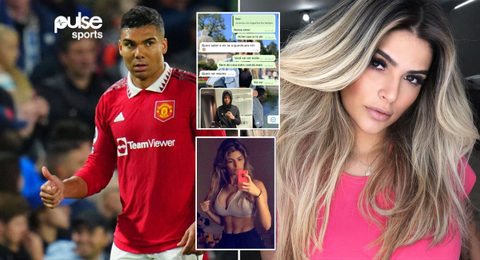 Casemiro: Leaked chats emerge as married Man United star is reportedly accused of having a 5-year affair with Brazilian model
