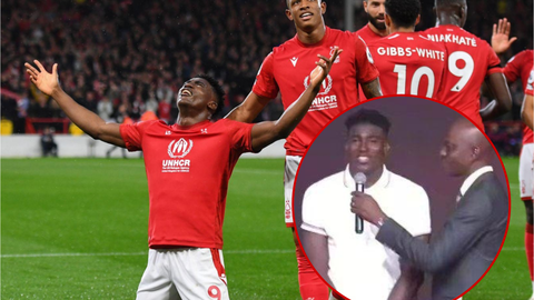 Super Eagles star Awoniyi testifies in church following Nottingham Forest's relegation survival