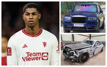 Marcus Rashford endangers himself as he is caught speeding in his new 1 billion naira Rolls-Royce