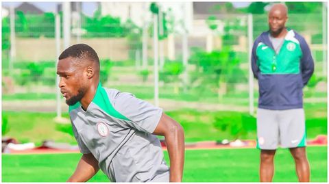 Ibrahim Olawoyin's promise to Finidi George and Nigeria after amazing Super Eagles call