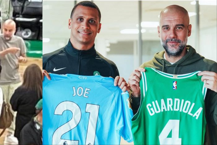 Boston Celtics Head Coach Joe Mazzulla teams up with Pep Guardiola to beat Dallas Mavericks ahead of the 2024 NBA Finals.