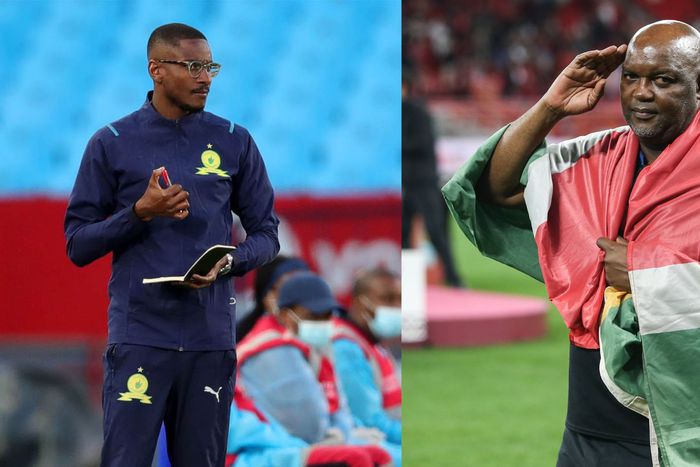 Rulani Mokwena and Pitso Mosimane