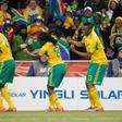 South Africa celebrate Tshabalala's opener against Mexcio at the 2010 FIFA World Cup. (Photo Credit: Imago)