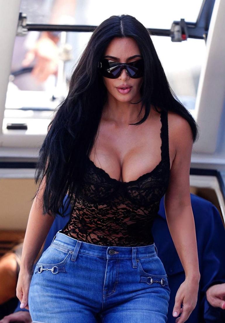 Kim Kardashian supported Lewis Hamilton at the Monaco GP qualifying race